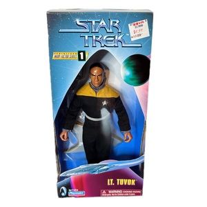 Star Trek Voyager LT. TUVOK Warp Factor Series 9” Playmates 1997 NEW SEALED!